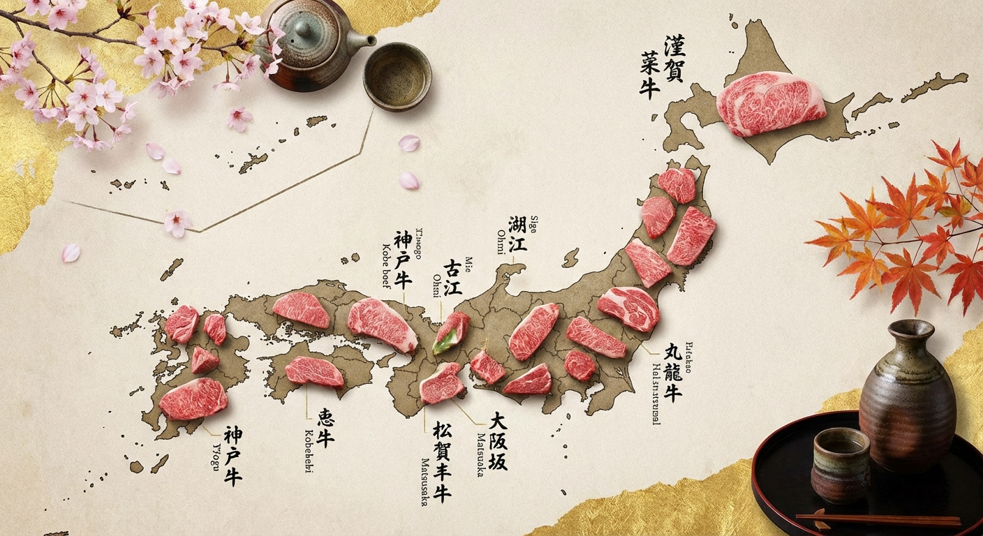 Guide to Japanese Wagyu Prefectures and Regional Brands