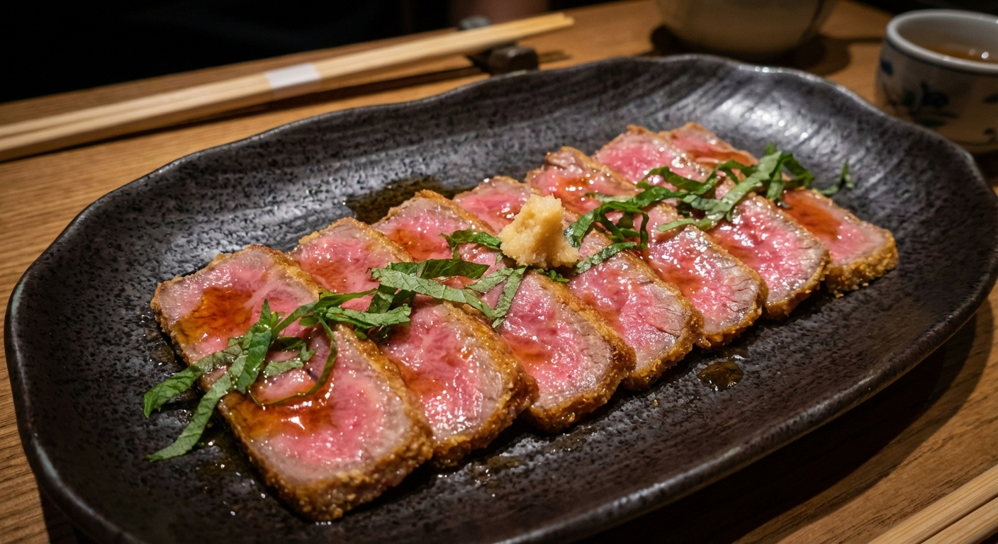Wagyu Tataki: The Complete Guide to Japan's Flash-Seared Beef Delicacy